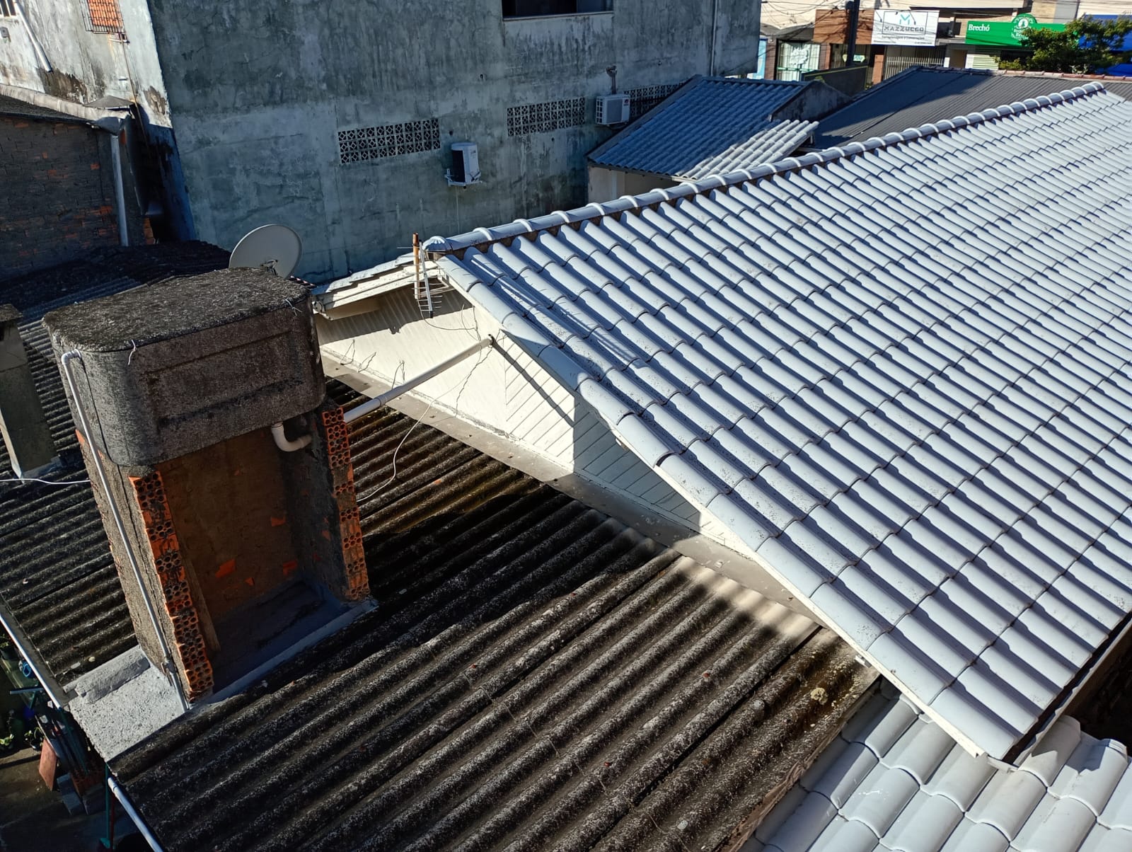 Estrutura do telhado